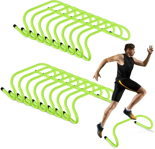 Vista 9 de Wettarn 18 unidades de entrenamiento de velocidad de 6 pulgadas, obstáculos de entrenamiento de agilidad, obstáculos de entrenamiento duradero