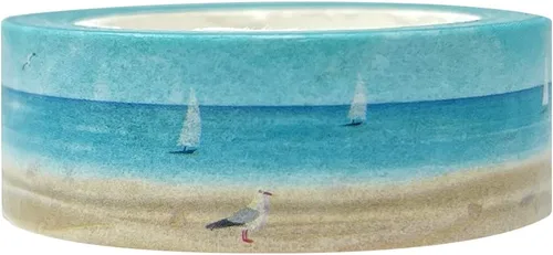 Vista 7 de allydrew Cinta adhesiva Washi de hermosos paisajes, 0.591 in x 16.4 ft, helechos tropicales