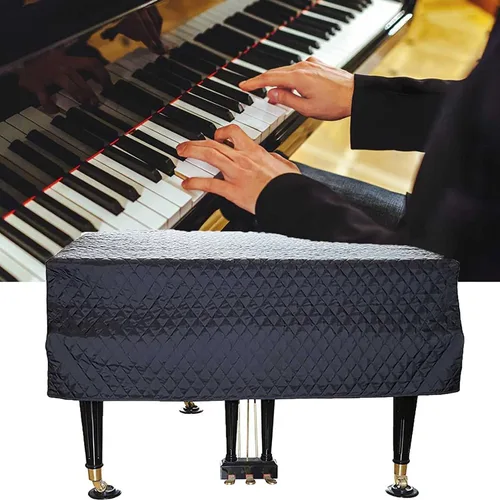 Vista 5 de Funda protectora para piano de cola impermeable, a prueba de humedad y polvo (180cm/70.87in)