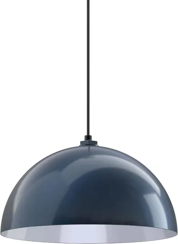 Vista 135 de Steel Lighting Co. Melrose - Lámpara colgante Montada en el techo Cúpula redonda de 18 pulgadas Estilo moderno contemporáneo de granja