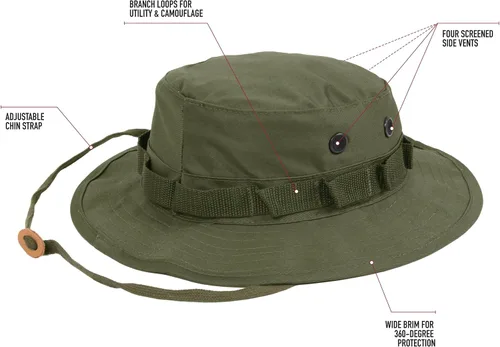 Vista 4 de Rothco Boonie Hat - La mejor defensa solar para aventuras al aire libre