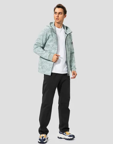 Vista 6 de Pudolla Pantalones deportivos de yoga de algodón para hombre, pantalones deportivos de descanso con parte inferior abierta, pantalones casuales