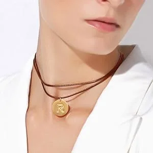 Vista 2 de U7 - Collar de cordón de cuero negro y marrón de 2mm 3mm con cierre de acero inoxidable personalizable, cadena de cuerda de cera tejida