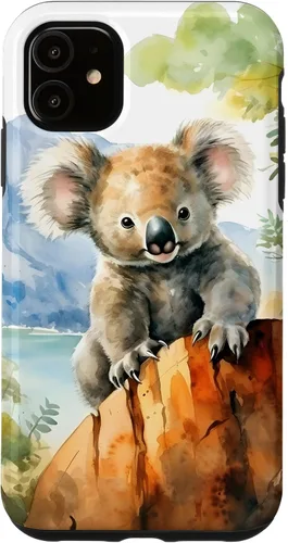 Vista 8 de Cute Little Koala Bear in The Wild Case for iPhone 17