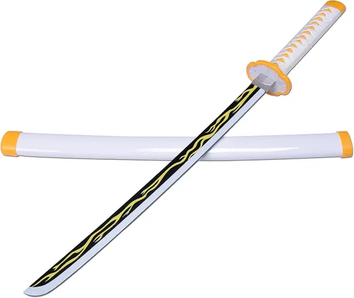 Vista 75 de ziqing Espada para cosplay de Demon Slayer hecha a mano, Katana de 31 pulgadas con múltiples estilos para elegir