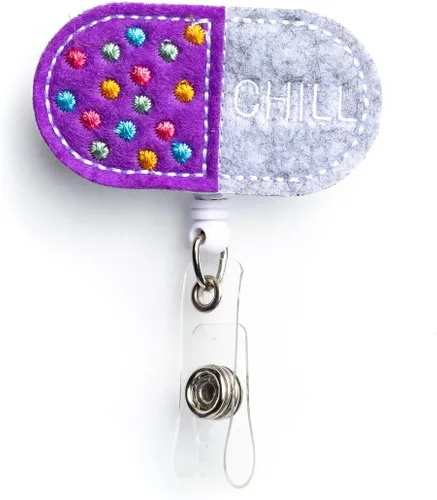 Vista 19 de Nurseology Carrete de Insignia Retráctil – Portainsignia de Enfermería – Carrete de Insignia de Fieltro para Enfermeras, Estudiantes y Maestros