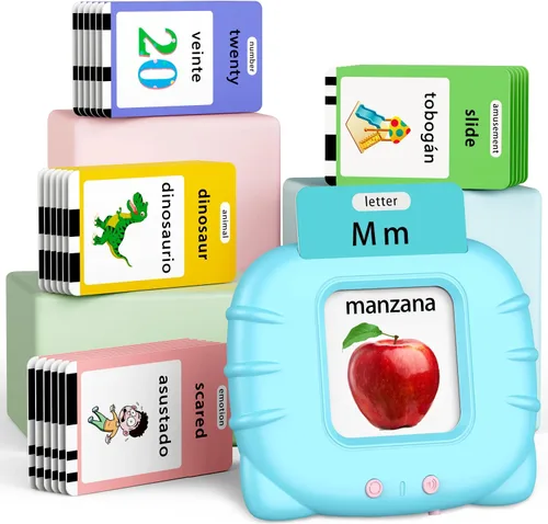 Vista 7 de Eaever 580 Tarjetas Flash Parlantes de Palabras de Vista Pre-K con Palabras Dolch, Tarjetas Flash de Letras/Números 1-100 Jardín de Infantes