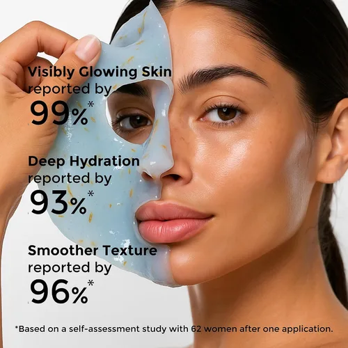 Vista 2 de Mascarilla de gelatina para tratamientos faciales despegable, paquete de 10 mascarillas de goma para modelar, paquete múltiple, mascarilla facial