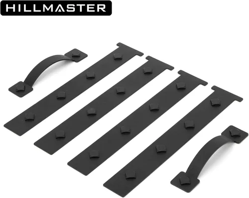 Vista 2 de HILLMASTER Accesorios decorativos magnéticos para puerta de garaje, 6 piezas de imanes rectangulares para puerta de garaje, acentos para puerta