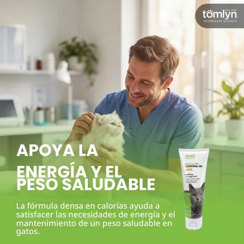 Vista 3 de Tomlyn Gel Nutricional Alto en Calorías para Gatos, (Nutri-Cal) 4.25 oz