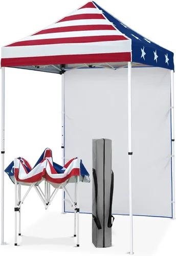 Vista 37 de EAGLE PEAK - Toldo desplegable de 5 x 5, toldo instantáneo para exteriores, fácil de instalar, refugio plegable de pierna recta (beige)