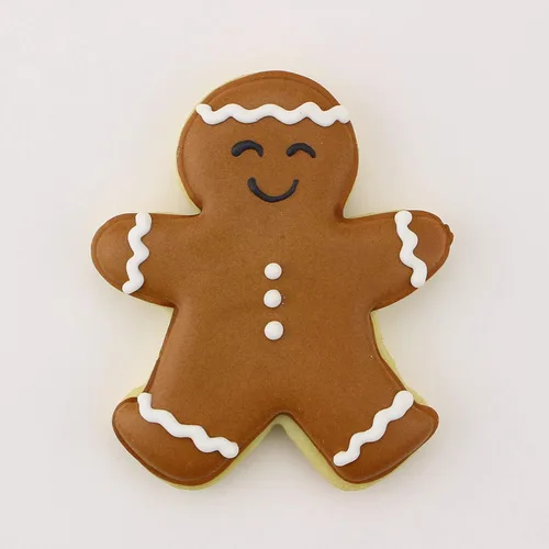 Vista 3 de Happy Gingerbread Man - Cortador de galletas, 3" por Ann Clark Cookie Cutters