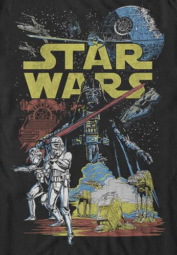 Vista 6 de Camisa Star Wars Rebels para hombres.