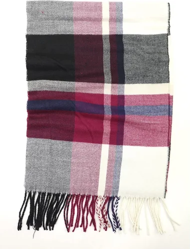 Vista 127 de Bufanda de invierno Achillea suave y cálida, de tartán, a cuadros, de cachemira, unisex