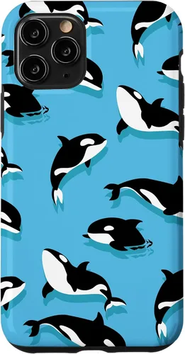 Vista 29 de Orca Swimming Whale Cool Miami Dolphin Beach Lover Gift Case for iPhone 17