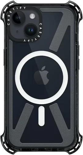 Vista 55 de CASETiFY Funda Bounce para iPhone 16 Pro [a prueba de golpes, 21.3 pies, protección contra caídas de grado militar 6X, compatible con Magsafe] Azul
