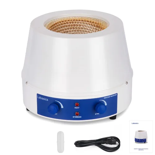Vista 6 de Labasics Manto de calefacción, calentamiento y agitación Electromantles Manto de calefacción de laboratorio electrotérmico con agitador magnético