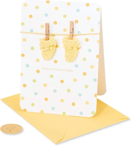 Vista 7 de Tarjeta para Baby Shower - Papyrus (Felices tiempos por delante)