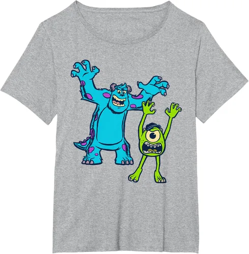 Vista 60 de Camiseta de la Universidad Sulley y Mike de los Monsters de Disney Pixar