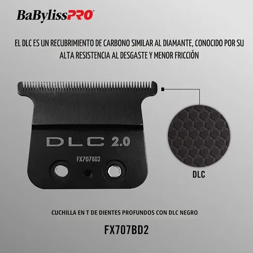 Vista 3 de BaBylissPRO Replacement Blades, Deep-Tooth T-Blades for Outlining Hair Trimmers