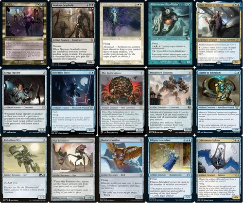 Vista 2 de Elite Commander Urza Artifacts Deck – Esper – Azul Negro Blanco – EDH – Urza, Artificio Jefe – 100 cartas – Magic The Gathering Deck – Muy fuerte