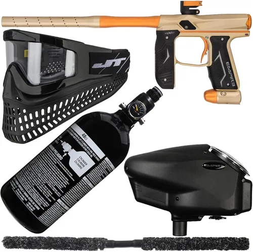Vista 3 de Action Village Empire Axe 2.0 Super Kit de paquete de pistola de paintball