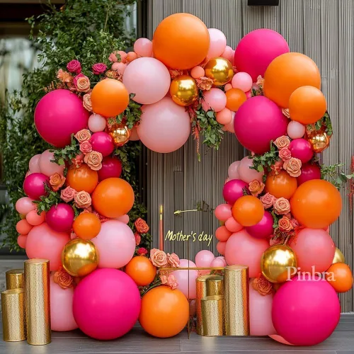Vista 11 de Guirnalda de globos de oro blanco y negro, doble relleno, globos de color arena perla, champán, crema, beige, kit de arco de globos para Halloween