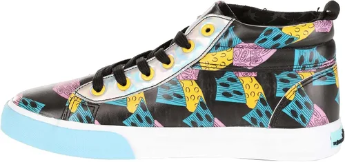 Vista 8 de Zapatos Sally de Nightmare Before Christmas para adultos, con licencia oficial de Disney, tenis de patchwork para mujer