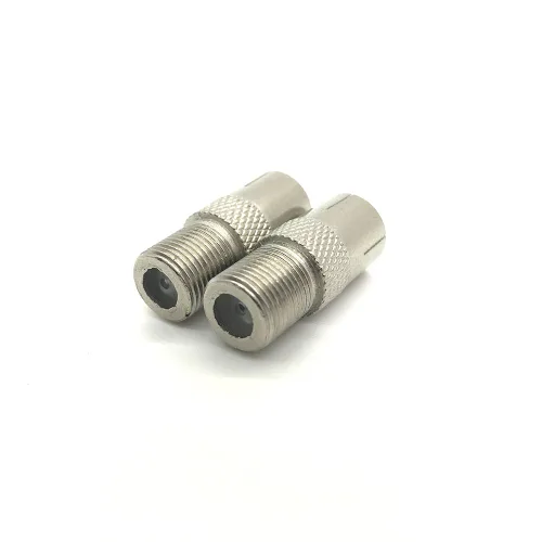 Vista 3 de uxcell 2pcs antena CATV TV FM PAL hembra a F hembra Jack RF adaptador coaxial