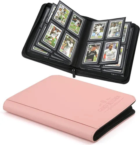 Vista 29 de Carpeta Toploader CARDBINDER, Estuches Duros Toploader, Fundas de 4 Bolsillos para hasta 128 Tarjetas. Carpeta de Tarjetas Toploader con Fundas