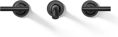 Vista 8 de Kohler T14413-4-BGD Purist - Grifo de pared para lavabo Negro mate