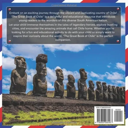 Vista 2 de The Great Book of Chile An Educational Country Travel Facts with Picture Book for Kids about History, Destination Places, Animals, and Many More