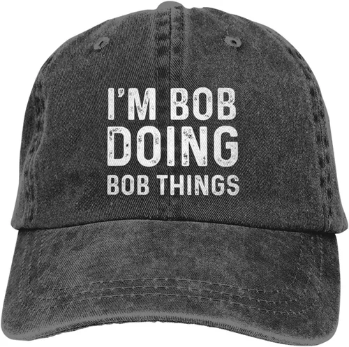 Vista 7 de Im Bob Doing Bob Things - Gorra de béisbol para hombre, gorras de moda