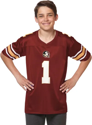Vista 24 de Little King NCAA - Touchdown Pass - Camiseta de fútbol americano para jóvenes y adolescentes del equipo - Tallas Pequeña Juvenil-XL Juvenil