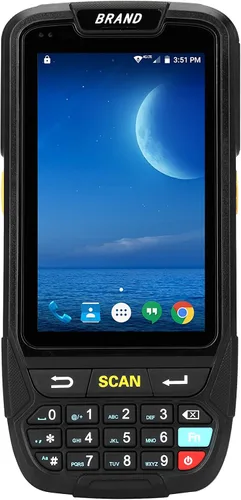 Vista 2 de Escáneres y terminales PDA portátiles Bluetooth, motor de escaneo de transmisión rápida, WiFi y BT, A-GPS, escáner de código de barras 1D Android