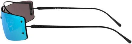 Vista 3 de Prada CATWALK PR61VS - Lentes de sol 1AB336-38, color verde claro, espejo azul PR61VS-1AB336-38, Pasarela Negro