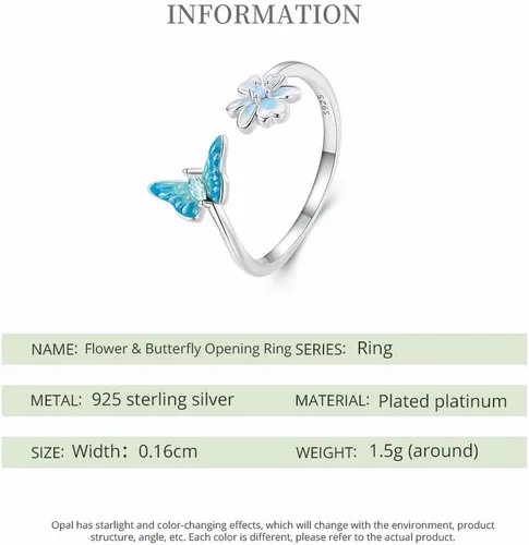 Vista 6 de BABAMIA Promise Rings Jewelry 925 Sterling Silver Couple Rings Paved with Cubic Zirconia Rings Size 6 Dainty Engagement Wedding Promise Band Rings