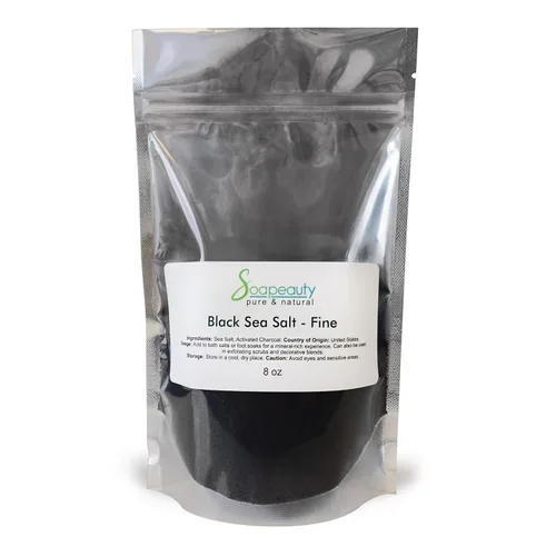 Vista 13 de Sal marina negra hawaiana 100% natural orgánica Gran sal de acabado gourmet y perfecta para cosméticos profesionales de piel, cabello y baño