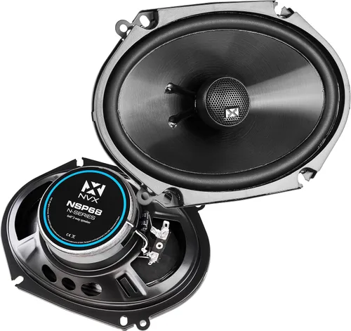 Vista 17 de NVX NSP35 - Altavoces para automóvil de 3.5 pulgadas, 200 W máximo, 70 W RMS, coaxial de 2 vías con tweeters de cúpula de seda y X-overs integrados