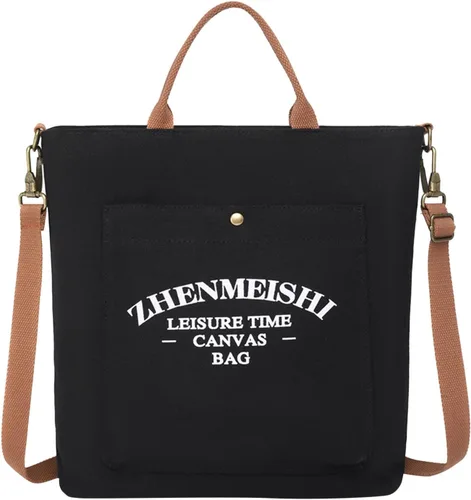 Vista 2 de Bolso de mano para mujer, bolso cruzado de lona, bolso de hombro, bolso pequeño, bolso de mano 2022