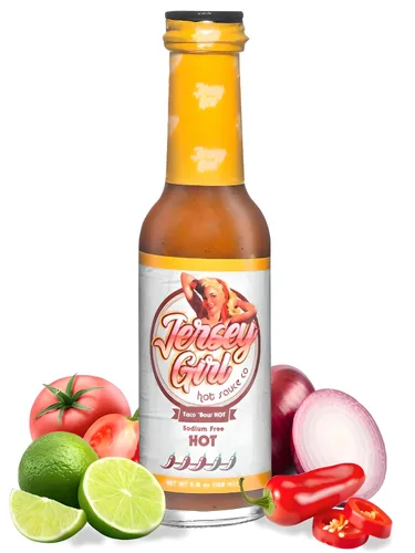 Vista 11 de Jersey Girl Hot Sauce Co Scorchin' Hot Sauce - Salsa picante hecha con pimientos Carolina Reaper y Dragon's Breath / 2 de los pimientos más picantes