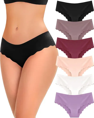 Vista 16 de FINETOO sin costuras para mujer Beige