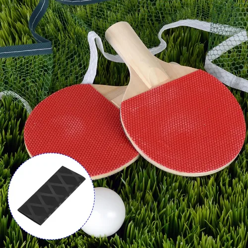 Vista 2 de M METERXITY Cinta de agarre para raqueta de tenis de mesa, empuñaduras de pala de goma suave aplicadas al mango de agarre de ping-pong