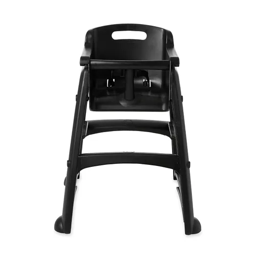 Vista 2 de Rubbermaid Commercial Products - Sillas altas resistentes para bebés y niños pequeños, Negro