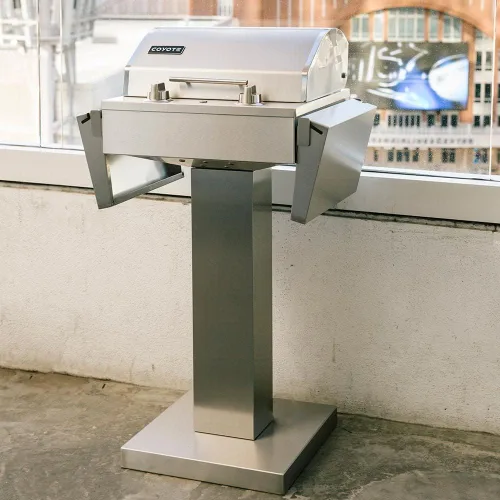 Vista 4 de Coyote Grill Pedestal para parrilla eléctrica portátil - C1ELCT21