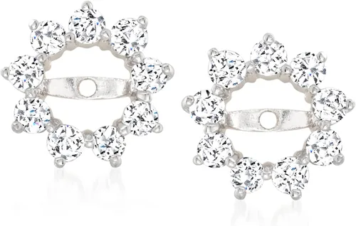 Vista 8 de Ross-Simons Juego de joyas de varias piedras de 9.70 ct. tw. 5 pares de aretes con aretes, chaquetas en plata de ley, Gema, multi