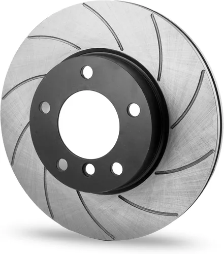 Vista 2 de Grooves GT Sport - Rotores de disco de freno compatibles con DAEWOO SSANGYONG KORANDO KJ 1996-2706GVS - Delantero - ventilado - Agujeros 6