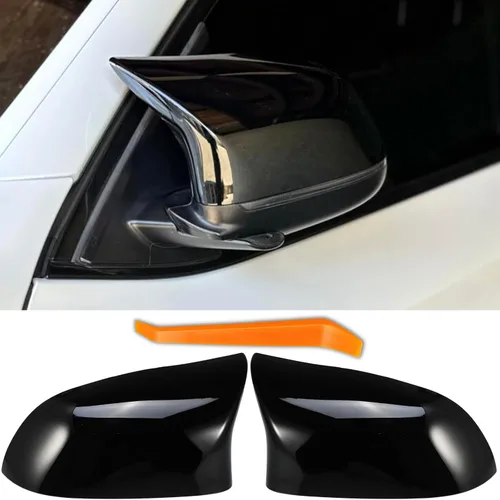 Vista 10 de M Style Fundas de Espejo Lateral de Coche Reemplazo para BMW X5 F15 X3 F25(LCL) X4 F26 M40i X6 F16 2013-2018 Accesorios de Fibra de Carbono Exterior