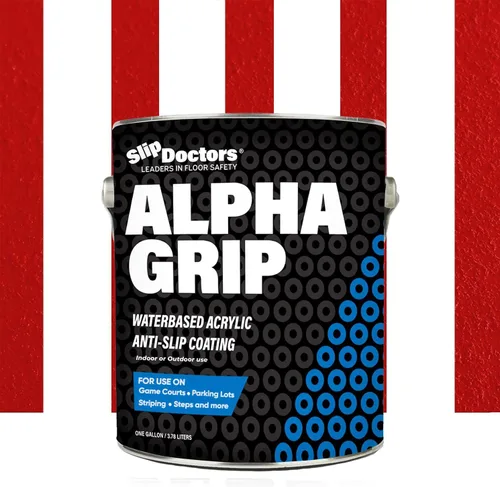 Vista 7 de Alpha Grip Pintura Antideslizante para Concreto y Asfalto – Revestimiento Antideslizante Ideal para Marcar Estacionamientos, Patios de Juegos y Negro