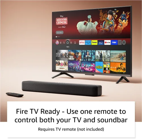 Vista 4 de Barra de sonido Amazon Fire TV con plan de protección de 2 años
